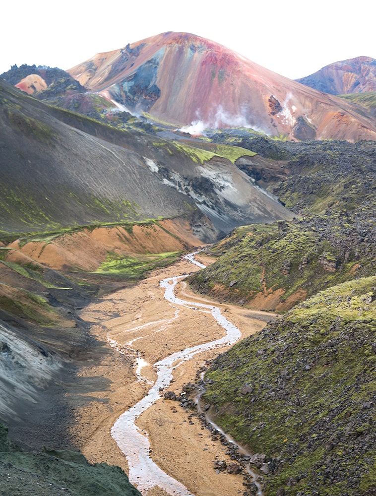 Randonnée Mont Batur Landmannalaugar