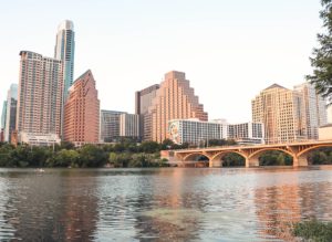 Austin skyline fleuve Colorado