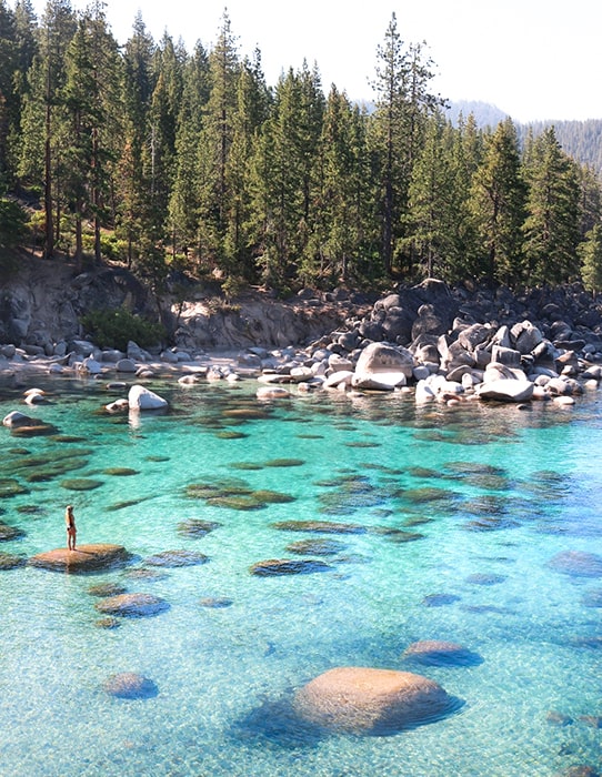 Plage Secret Cove Lac Tahoe