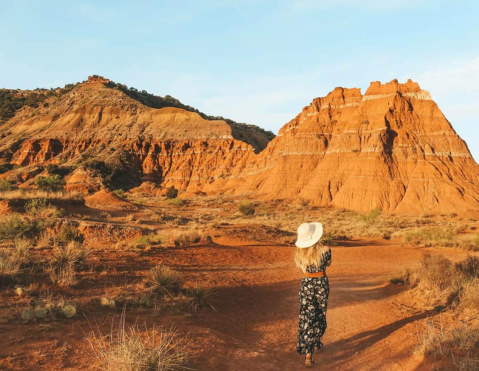 Randonnée Canyon Palo Duro Texas