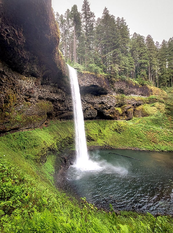 Cascade du parc Silver Falls