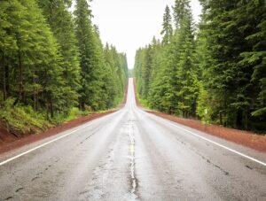 Route en Oregon