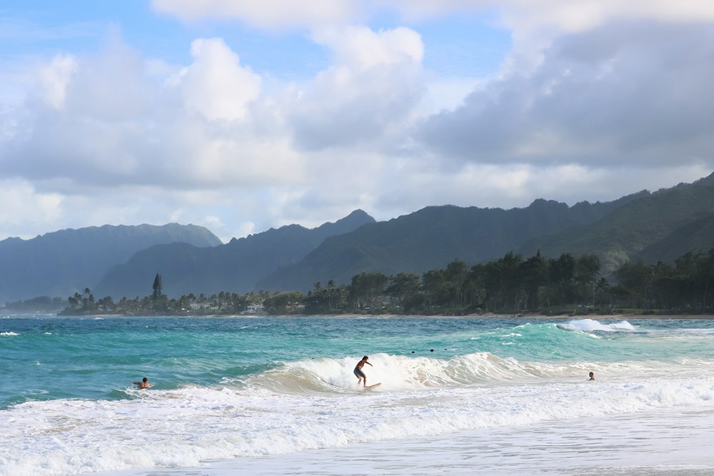 Cours de surf à North Shore Oahu