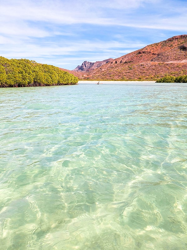 Plage désert de La Paz Mexique