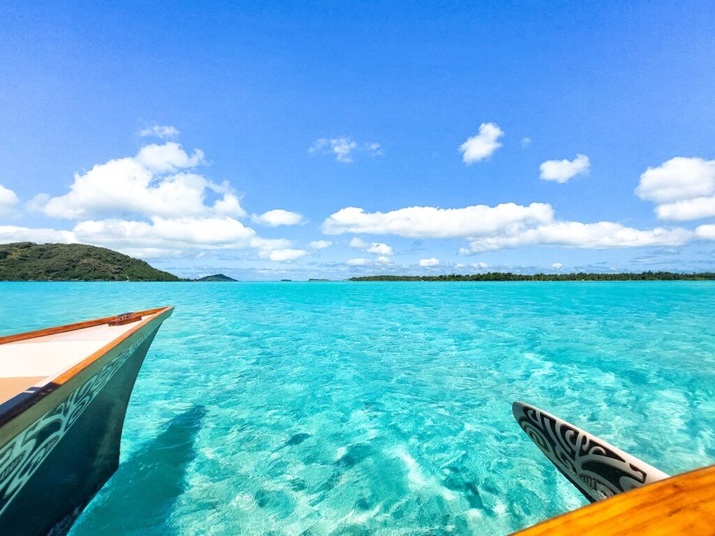 Excursion bateau lagon Bora Bora