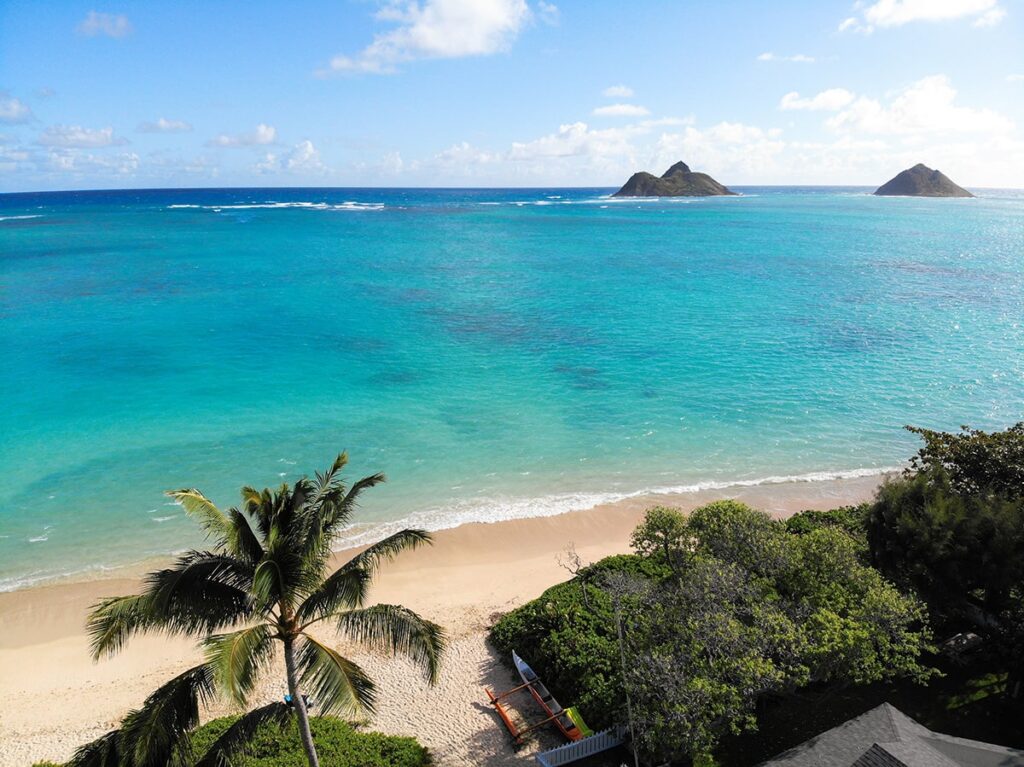 Plage de Lanikai Oahu