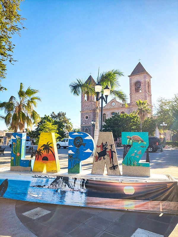 Ville de La Paz en Basse Californie au Mexique