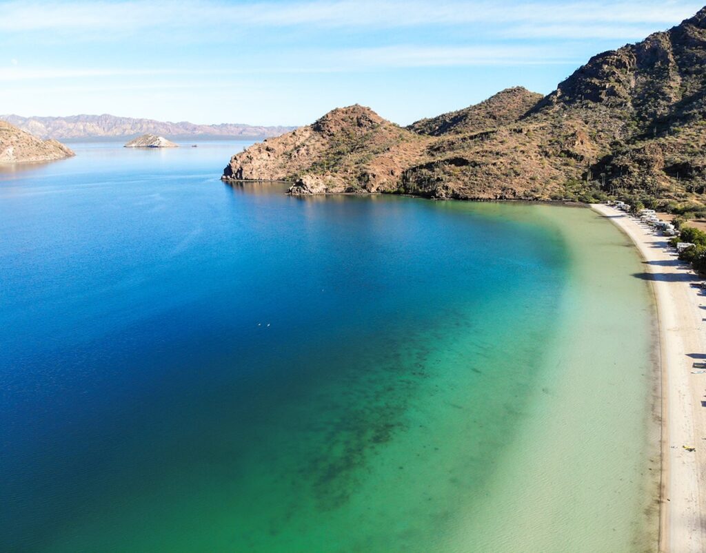 Playa El Coyote - Bahia Conception Mexique