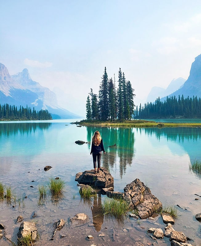 Croisière Spirit Island au lac Maligne