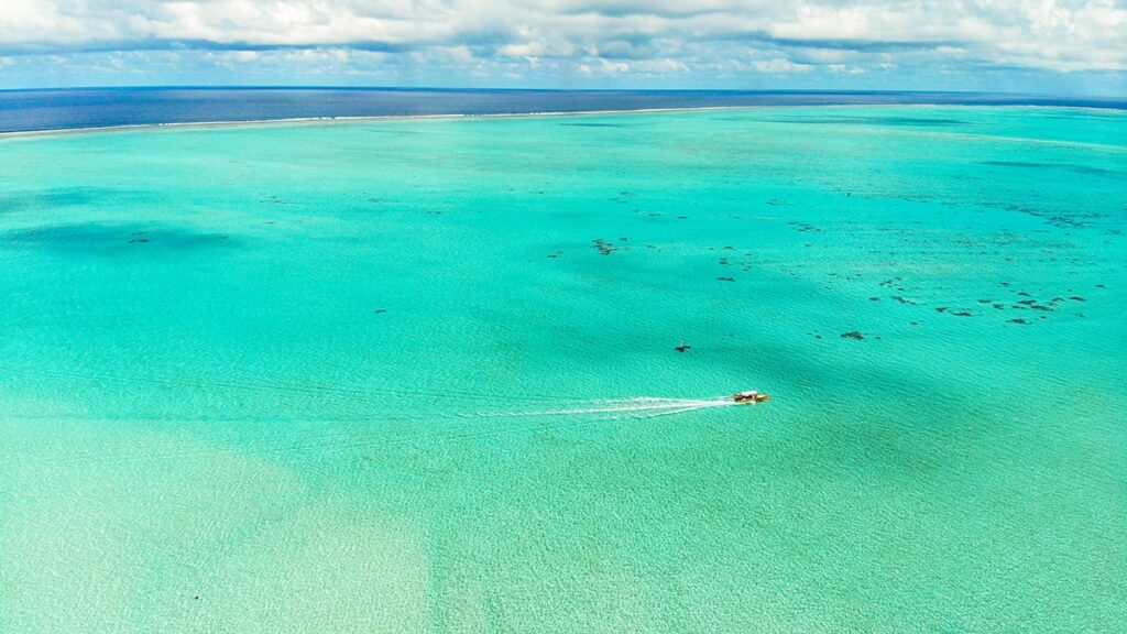 Plage de Matira lagon