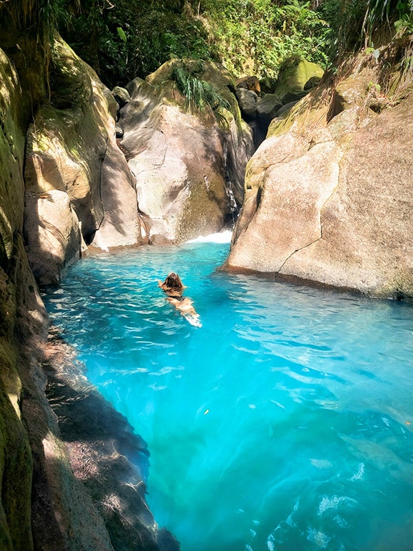 Bassin bleu en Guadeloupe