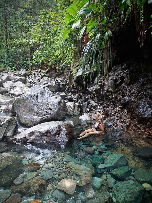 Rivière chaude Grosse Corde