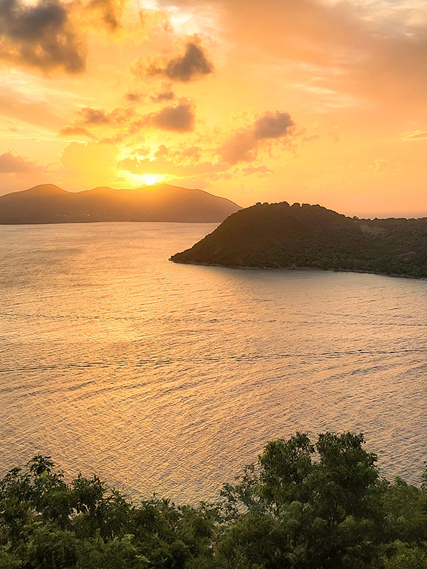 Coucher de soleil Les Saintes