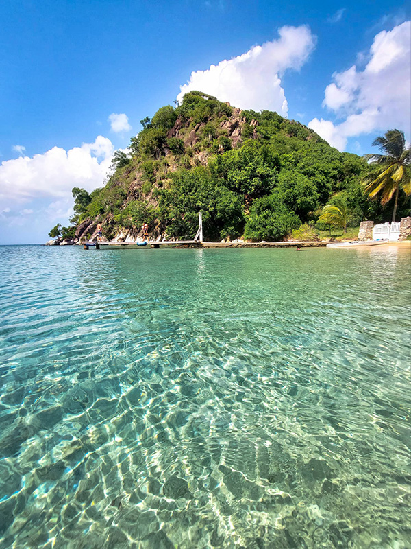 Plage pain de sucre Guadeloupe